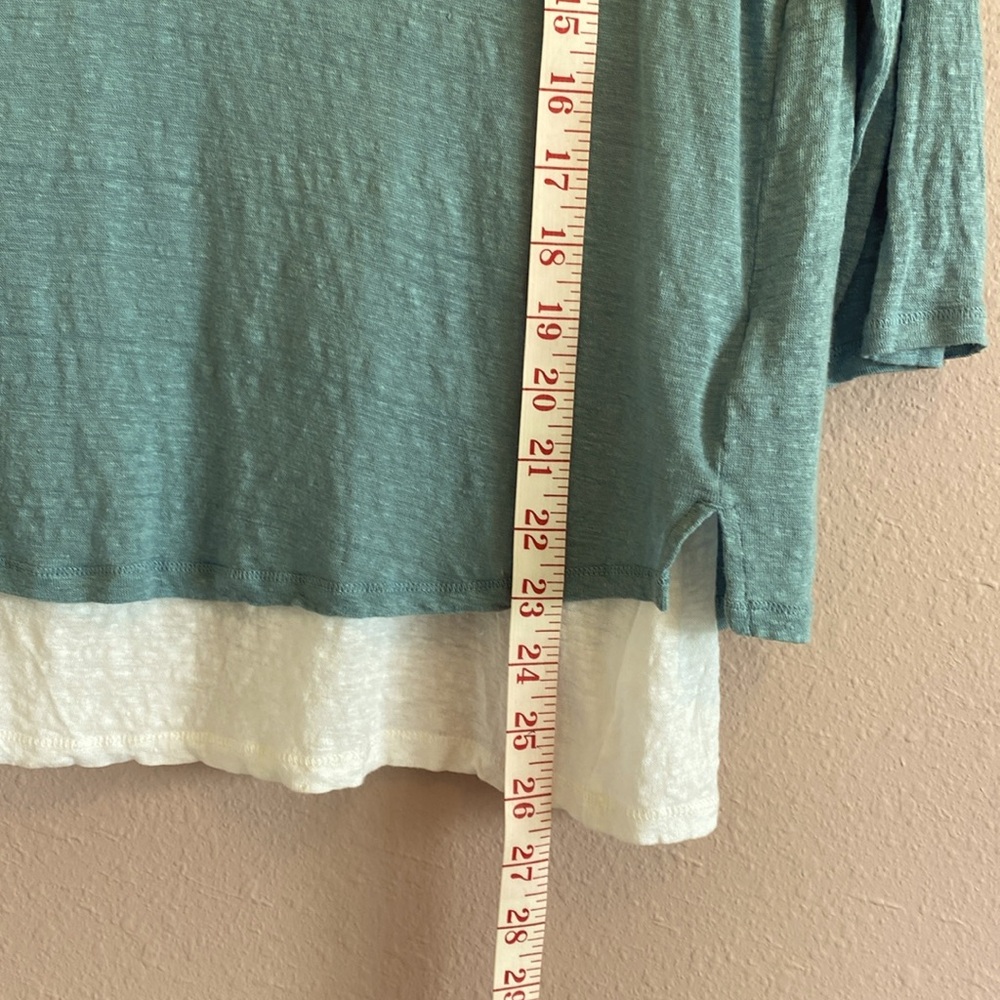 Nicole Miller layered linen top - Picture 4 of 7